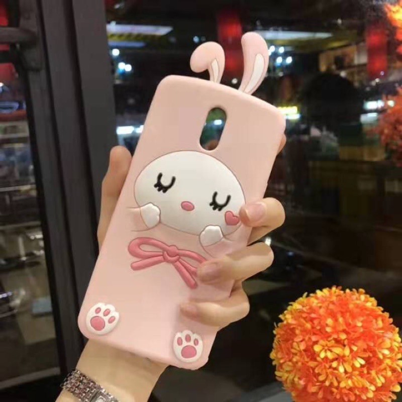 Silicon Cute Rabbit For SAMSUNG  J4 2018 J6 2018  silikon tebal karakter lucu / case anak anak warna biru / pelindung hp