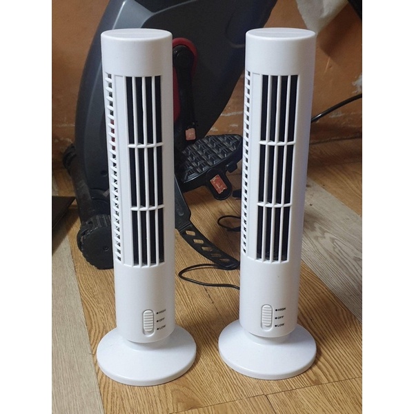 Mini Portable USB Cooling Air Conditioner Purifier Tower Bladeless Home Desk Fan JTT