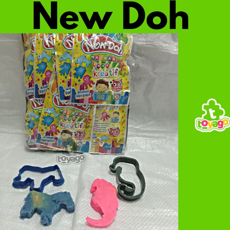 New Doh Lilin Mainan Anak Plastisin Isi 20 Pcs Grosir Murah