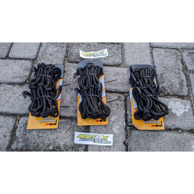 Jaring Helm Motor Moto Tali Jala Jok Pengikat Ikat Helem mantel tas  Sepeda Barang Bagasi