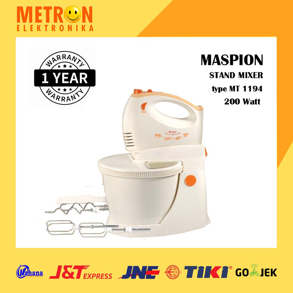 MASPION MT 1194 / STAND MIXER MANGKOK / MT1194