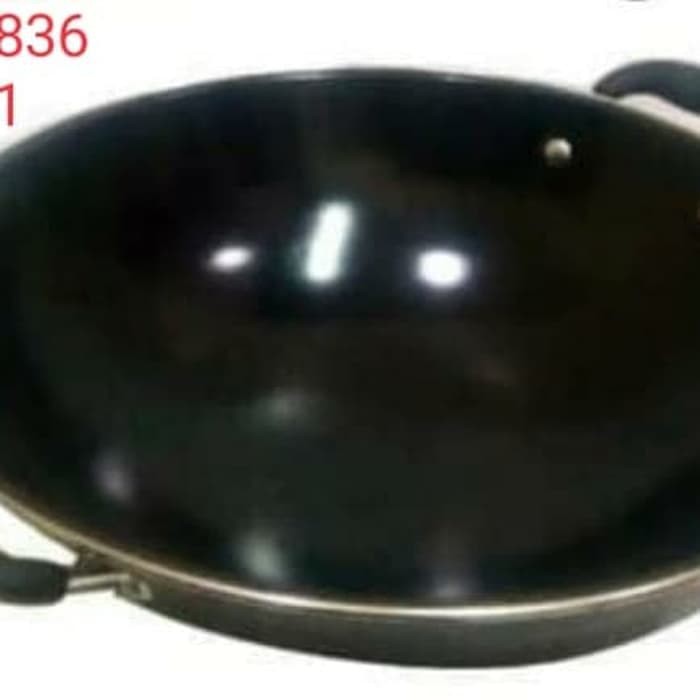 wajan enamel kuali masak 34cm 2 kuping