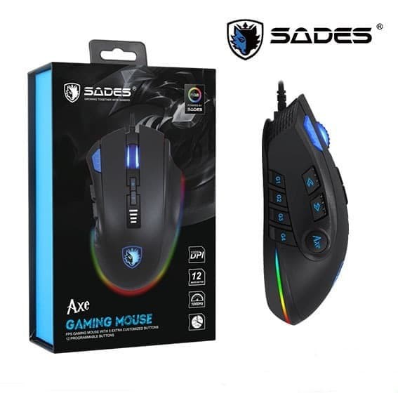 Sades Lance Macro Gaming Mouse RGB - with AVAGO Sensor