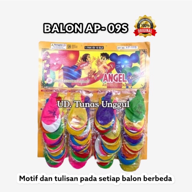 [10pcs]BALON ANGEL AP-09S/BALON ULTAH MURAH