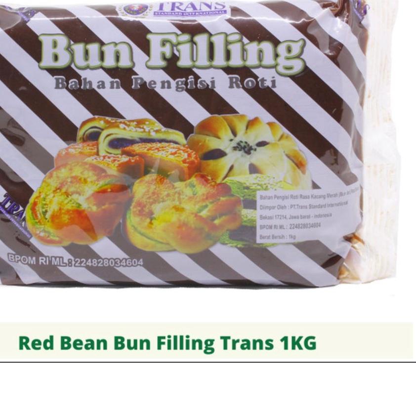 

Oke Price Trans Bun Filling Red Bean Isian 1kg - Isian Roti Rasa Kacang Merah GT7+