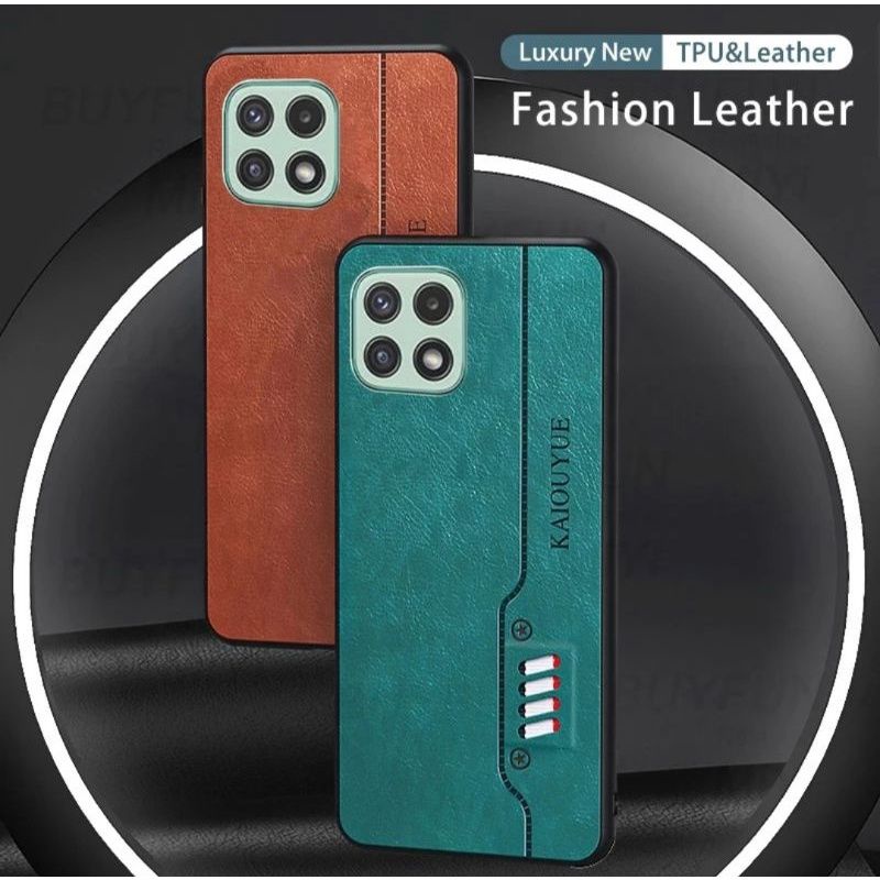 case samsung galaxy A22 5G softcase original casing leather kulit