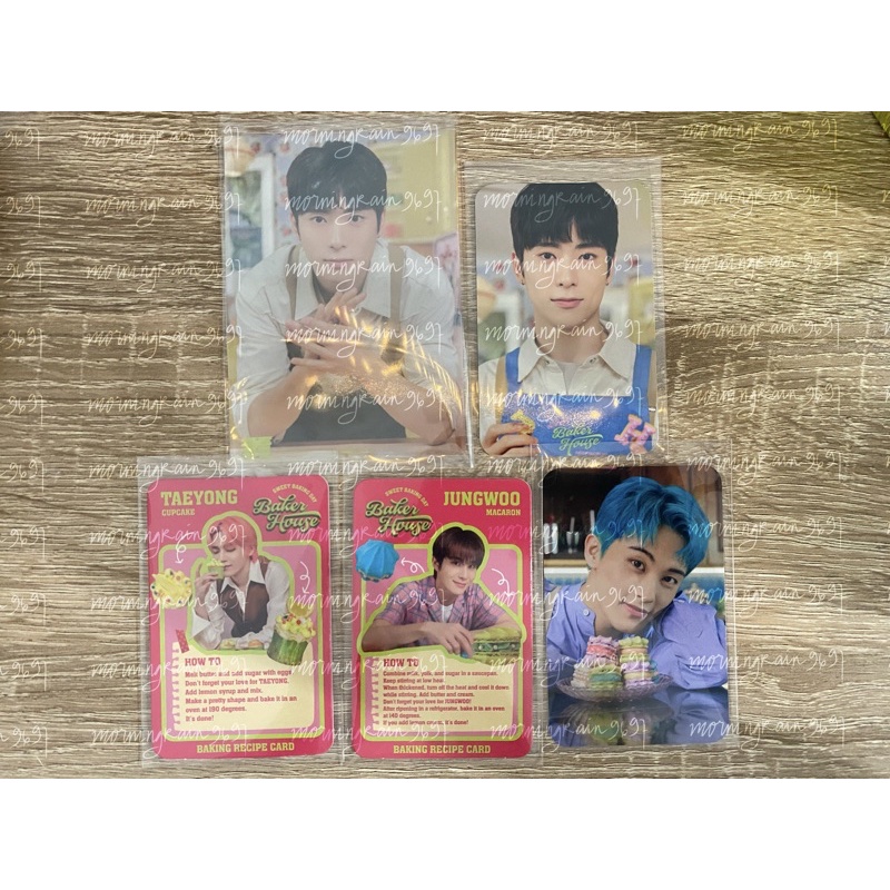 MD Baker House NCT tin case random recipe card selca selfie concept konsep resep kartu Jaehyun Doyou