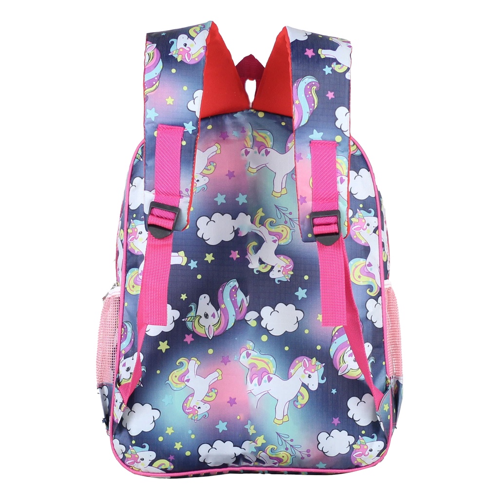 Ransel Murah Fashion Sekolah Anak Sd Tk Tas Hello Kitty Pink Anak Lampu Pink Cantik Backpack Anak 3D Timbul