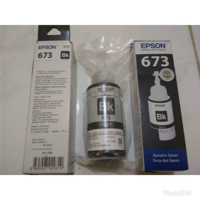 Tinta Epson 673 Original L800 L805 L850 L1800 [ 70ml ]