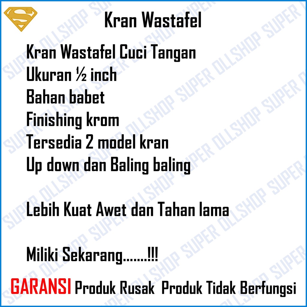 Kran Wastafel Keran Cuci Tangan / Keran Wastafel Cuci Tangan Jungkit Up Down / Keran Kran Washtafel Wastavel Westafel