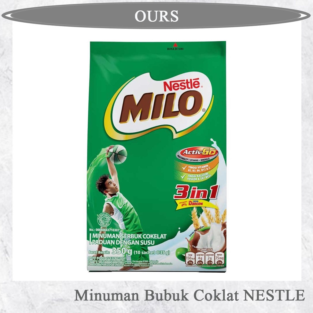 

MILO 3in1 Activ-Go Polybag 18x34g