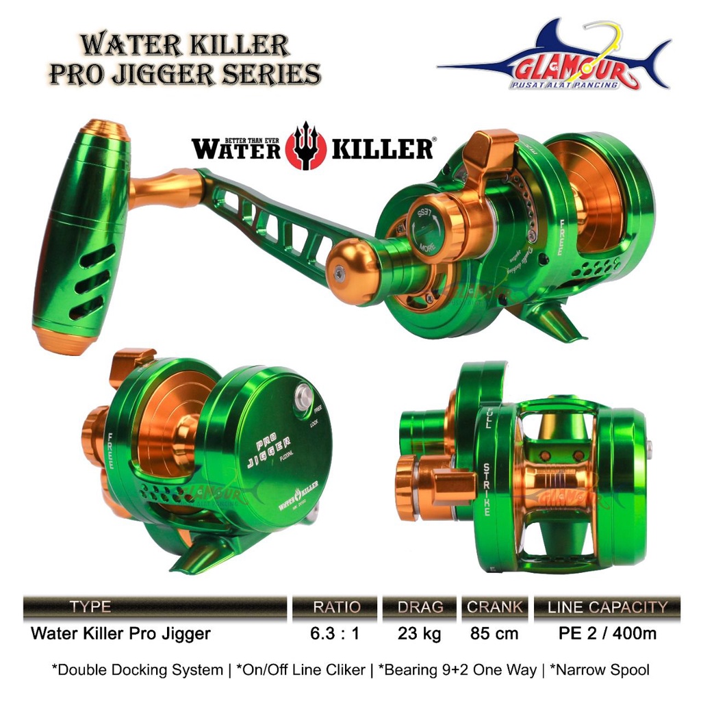 WATER KILLER PRO JIGGER PE 2 LEFT / PRO JIGGER PE 2 HENDEL KIRI