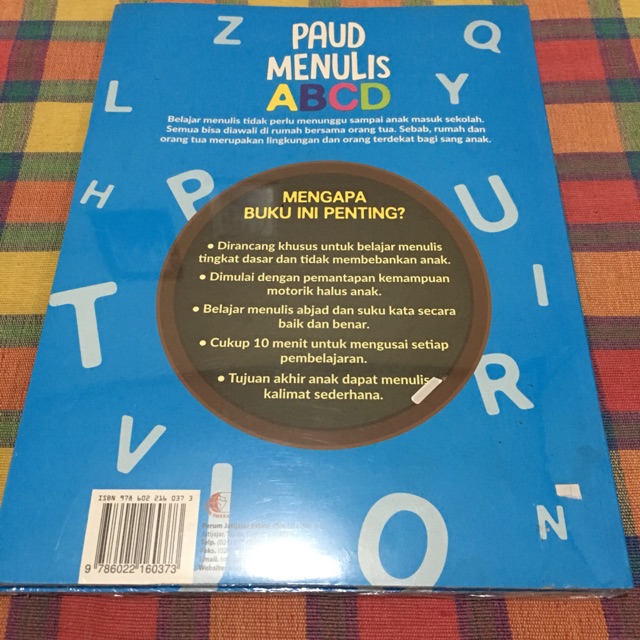 Buku Paud Menulis Abcd Shopee Indonesia