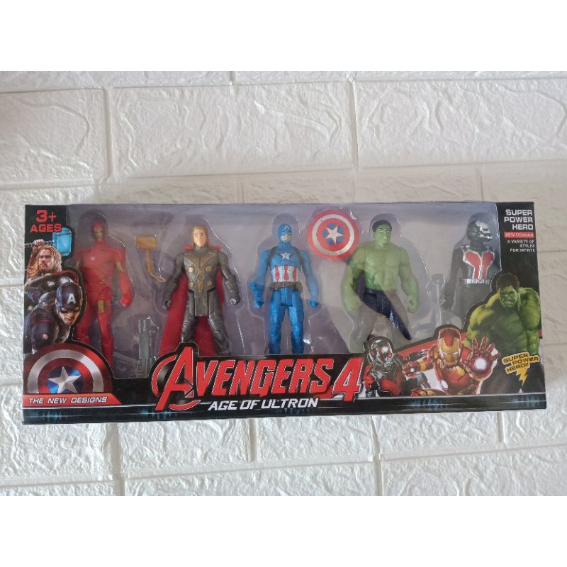 Mainan Anak Avengers isi 5
