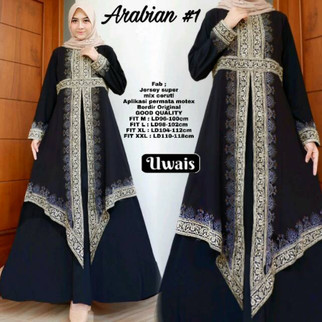 Arabian 1 gamis ORI UWAIS