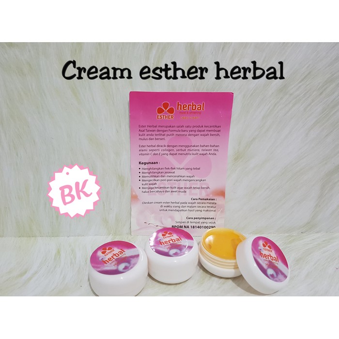 CREAM ESTHER HERBAL
