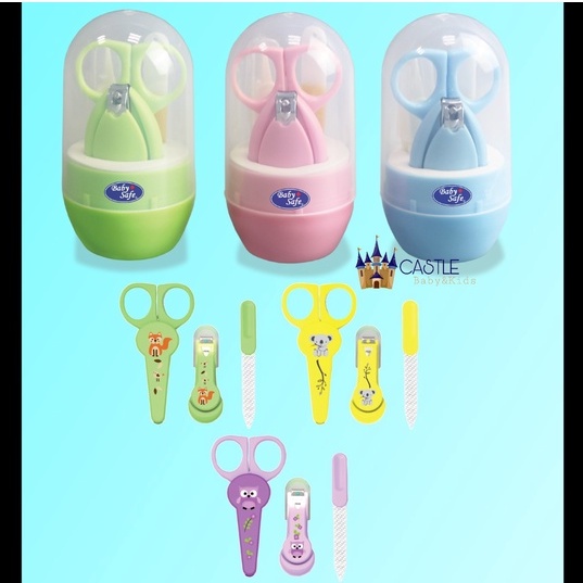 Castle - ManiCure Set Baby Safe MS103 MS102 RKM103 - Gunting Kuku Bayi