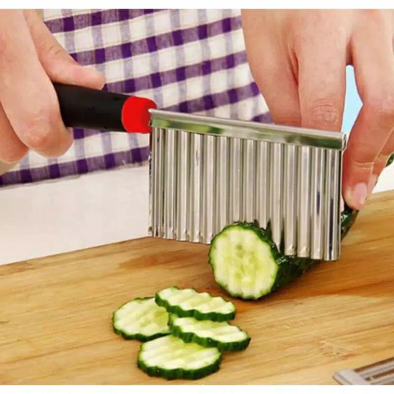 Pisau Acar Stainless / Pisau Agar / Pisau stainless / pisau gelombang