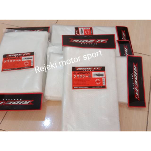 Glasswool ride it original ( warna Putih )