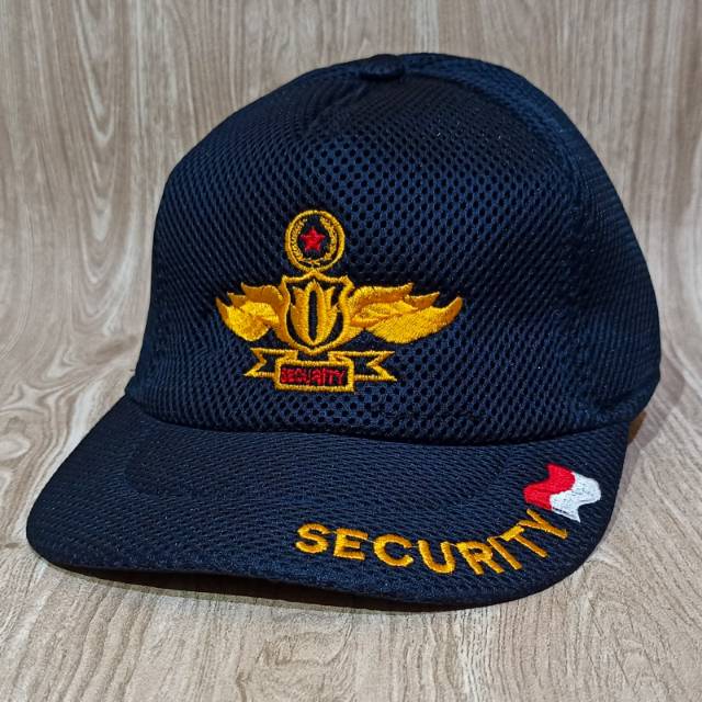 Topi Security Biru