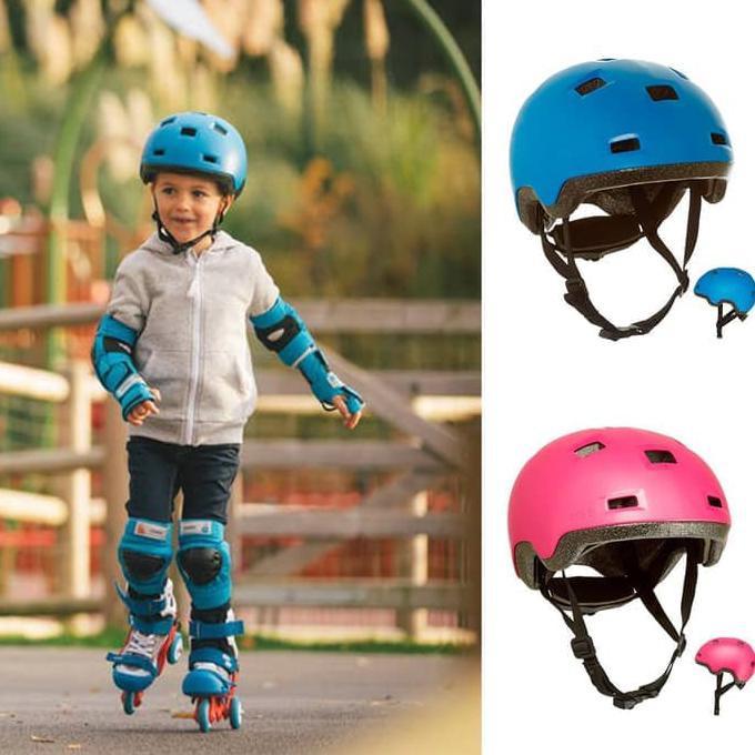 OXELO Helm Sepeda / Skateboard / Sepatu Roda Anak ORI DECATHLON