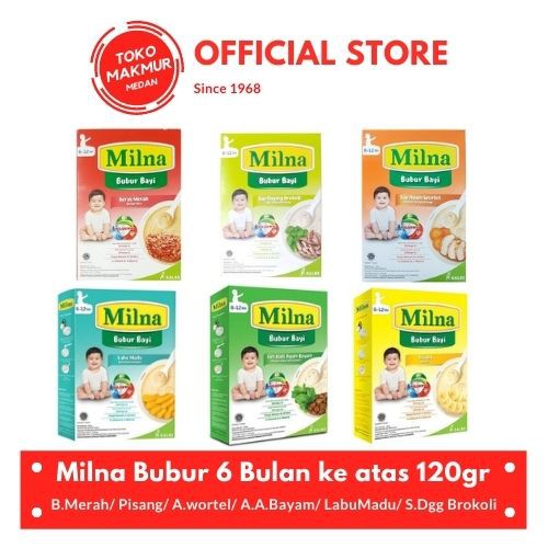 MILNA BUBUR REGULAR 6 BULAN KE ATAS 120GR