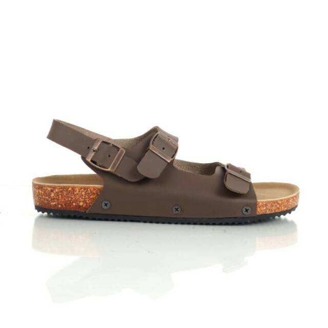 DISC 50% SANDAL KULIT GOODNESS QUIT BROWN