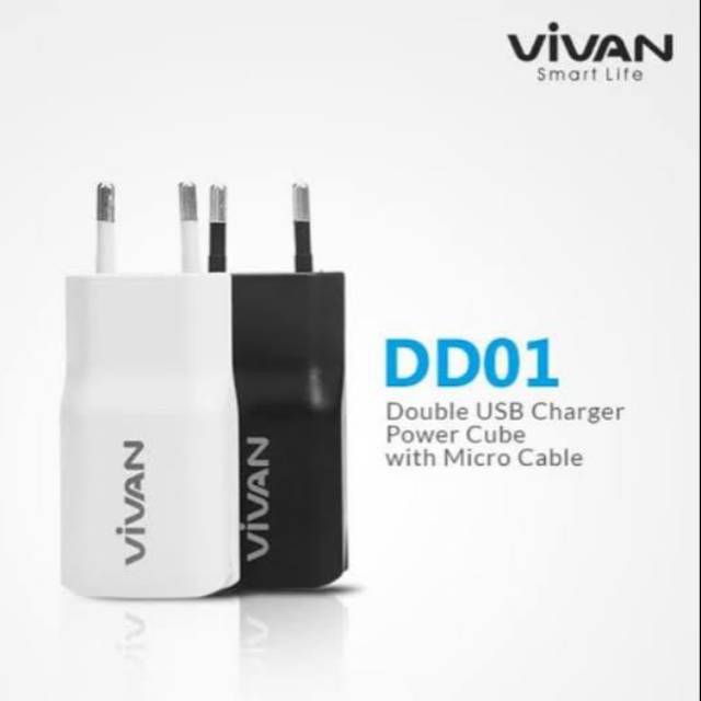 VIVAN DD01 DOUBLE USB Original VIVAN