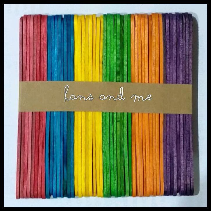 

Stik Es Krim Import Warna-Warni / Stick Ice Cream Kreasi - Prakarya DISKON