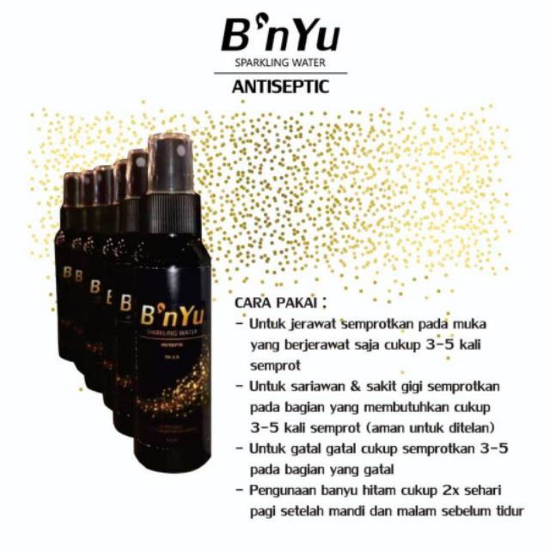 B'nyu hitam SPARKLING WATER