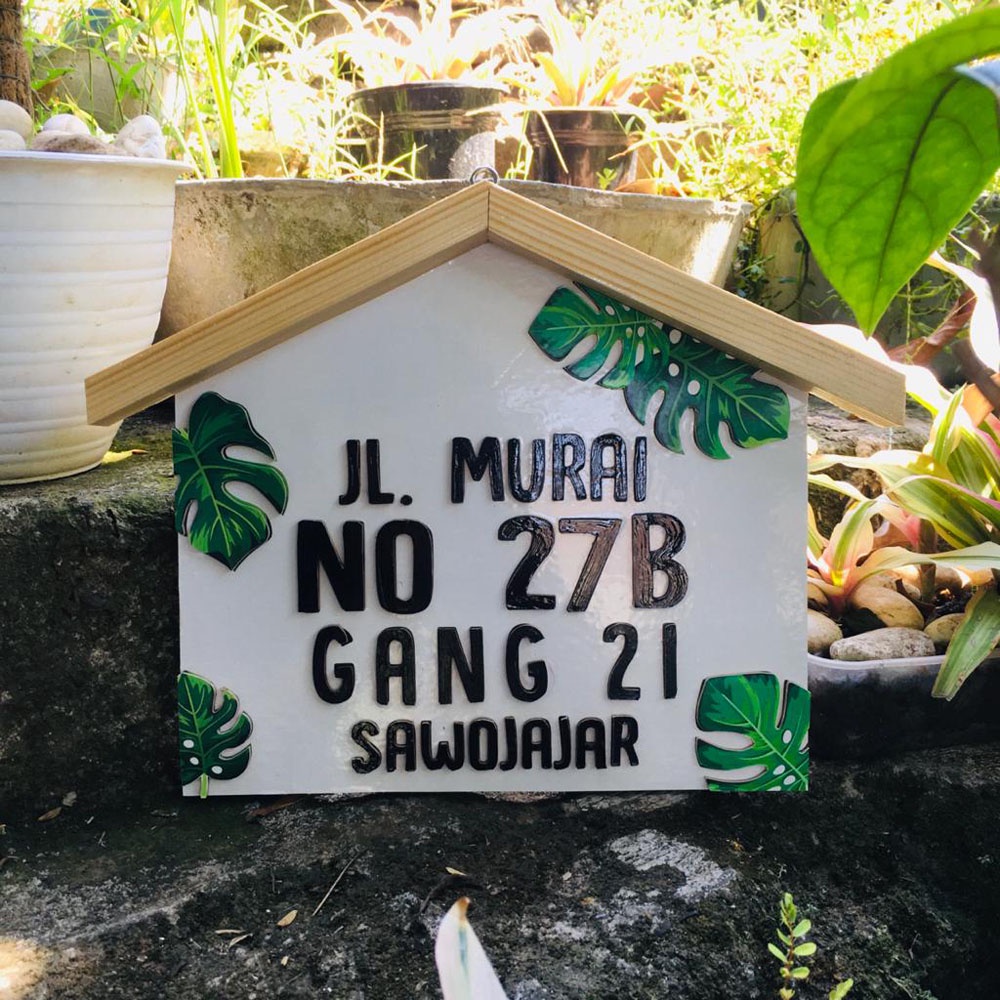 Nomer Rumah Custom | Nomer Rumah Unik | Nomer Rumah Kayu | Nomer Kamar