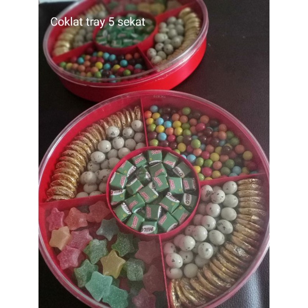 

Coklat Tray 5 sekat