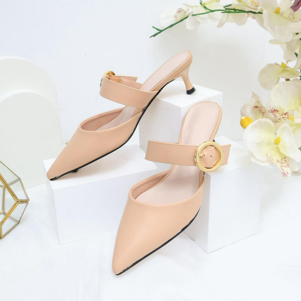 [ NEW ] Sepatu Wanita C*K  490 - SNL Heels 4,5cm