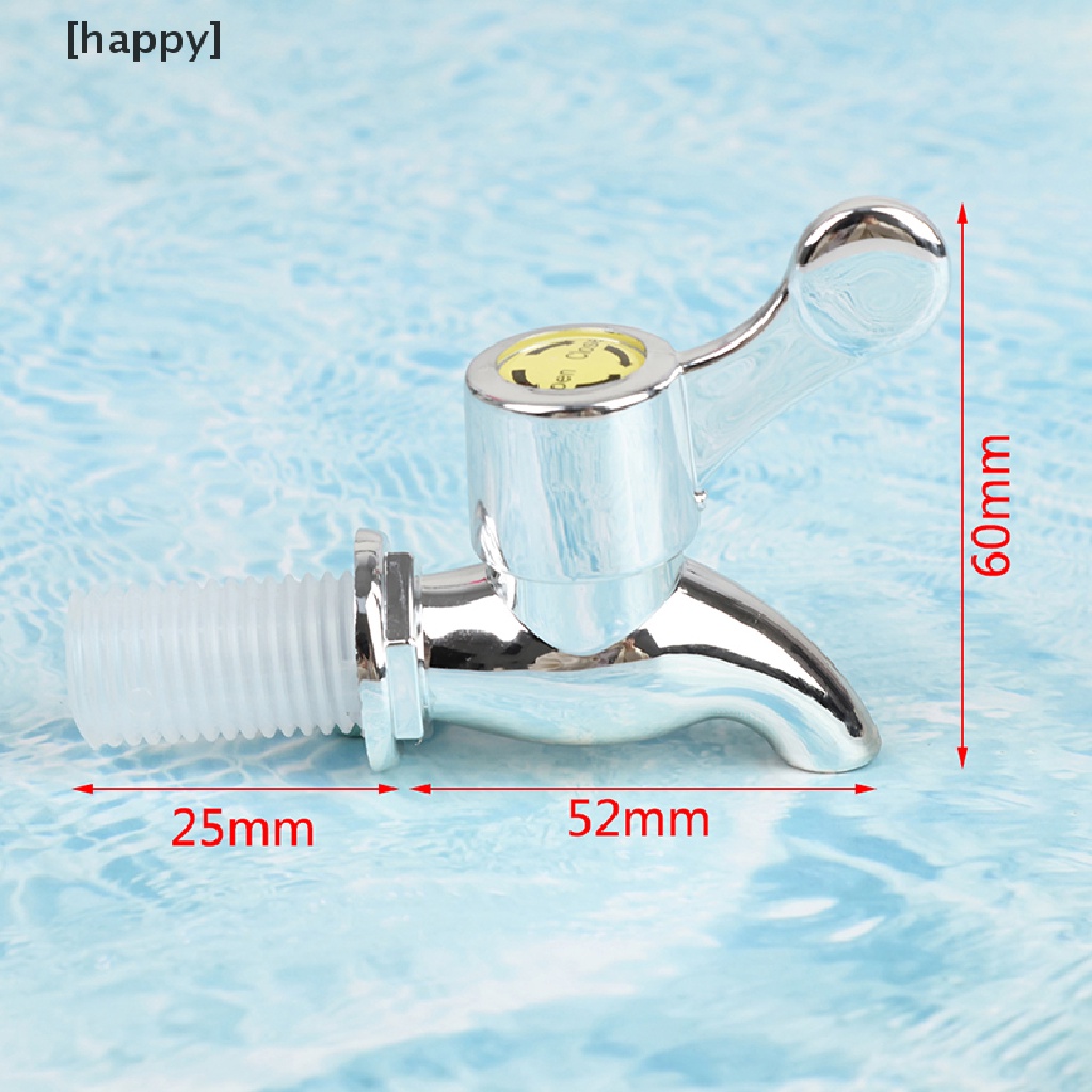 1 Pc Keran Tangki Air Ukuran 17mm Warna Silver Untuk Botol Anggur