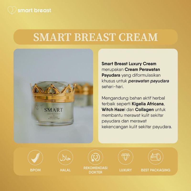 Smart Breast Luxury Cream Krim Pengencang Pembesar Payudara Original