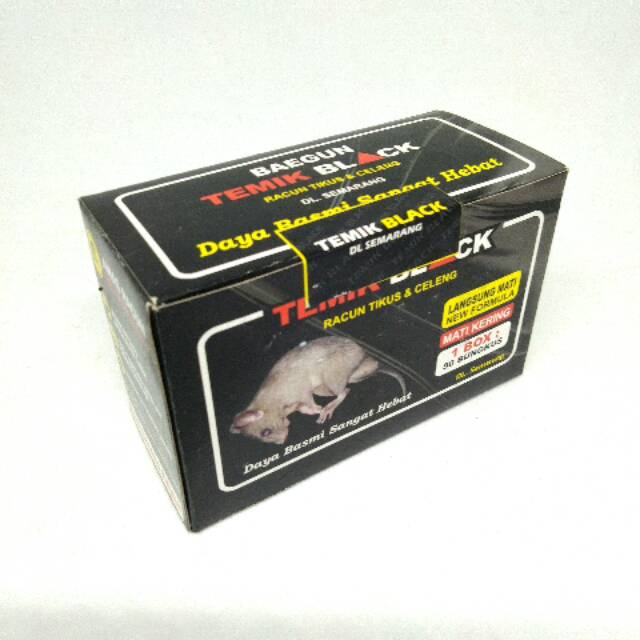 RACUN TIKUS TEMIK BLACK BAEGUN,1 dos isi 50 pcs,1 pcs 3000