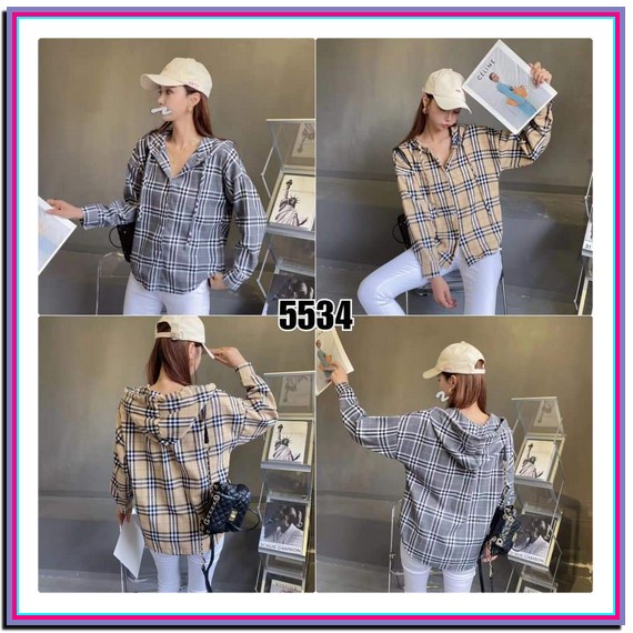 Hem Wanita Lengan Panjangkemeja Hem Wanita Cewek Lengan Panjang Polos Vondy Jumbo Xl Atasan Cod X8J4