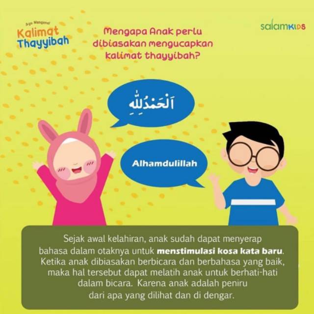 Ayo Mengenal Kalimat Thayyibah Buku Anak Indonesia