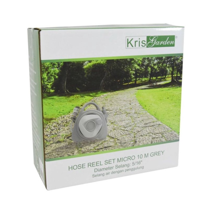 KRIS GARDEN Selang Air 10M Dengan Penggulung Hose Reel