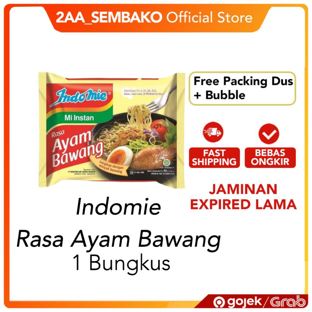 

Indomie Kuah Rasa Ayam Bawang 1 Bks