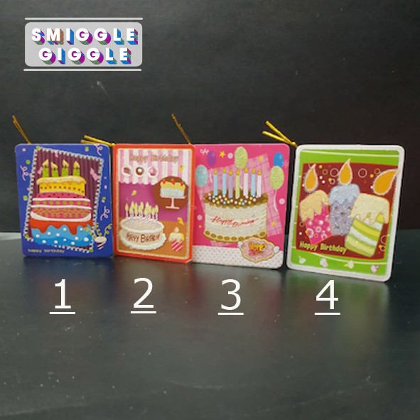 Kartu Ucapan Glitter / Greeting Card / Birthday Card 2nd Part