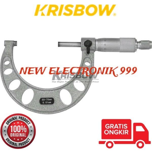 

Krisbow Mikrometer Luar 75-100Mm/0.01Mm 10175724