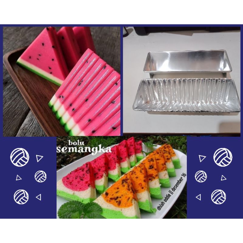 loyang / cetakan semangka / cetakan bolu semangka cetakan puding semangka