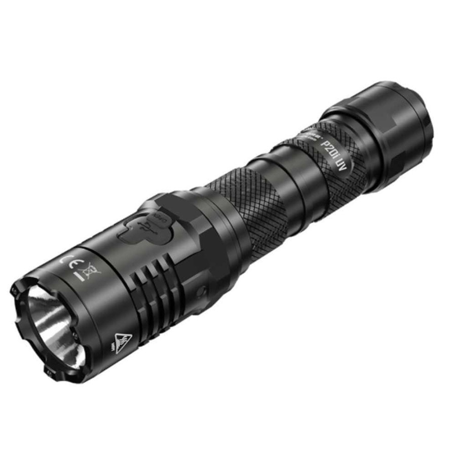 NITECORE Senter LED with UV Light SST-40-W 4xUV LED 1800L - P20i UV - Black