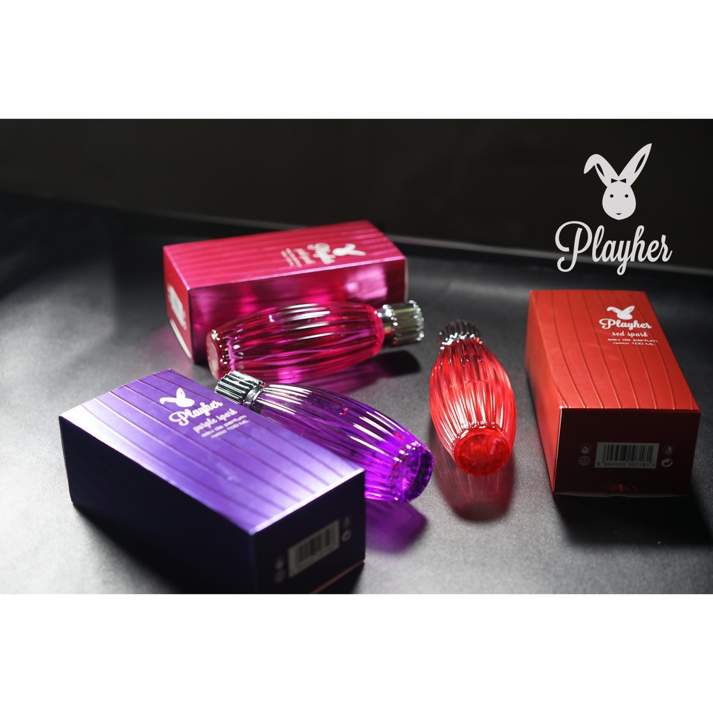 PLAYHER SPARK EAU DE PARFUM PEREMPUAN WANITA 100 ML