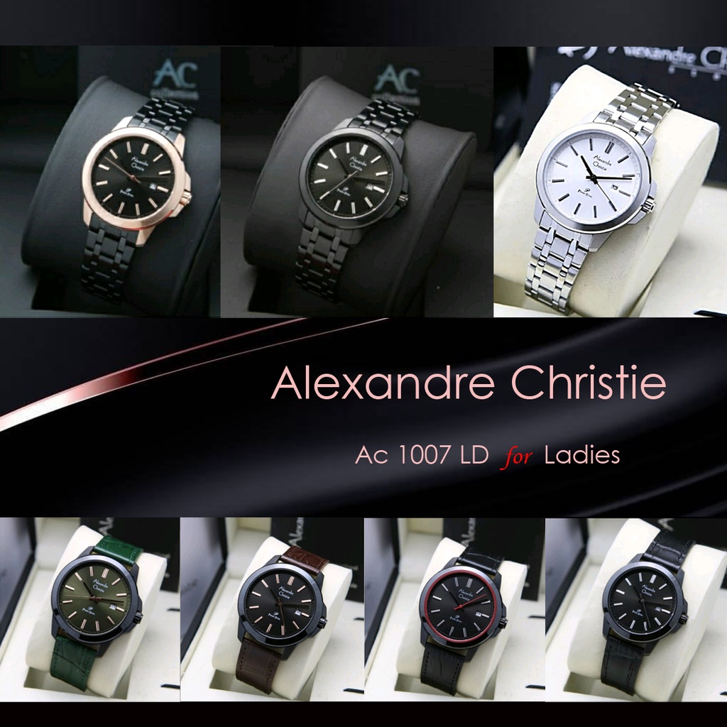 Alexandre Christie Ac 1017 / ac1017 jam Tangan Wanita Original Garansi Resmi 1 Tahun