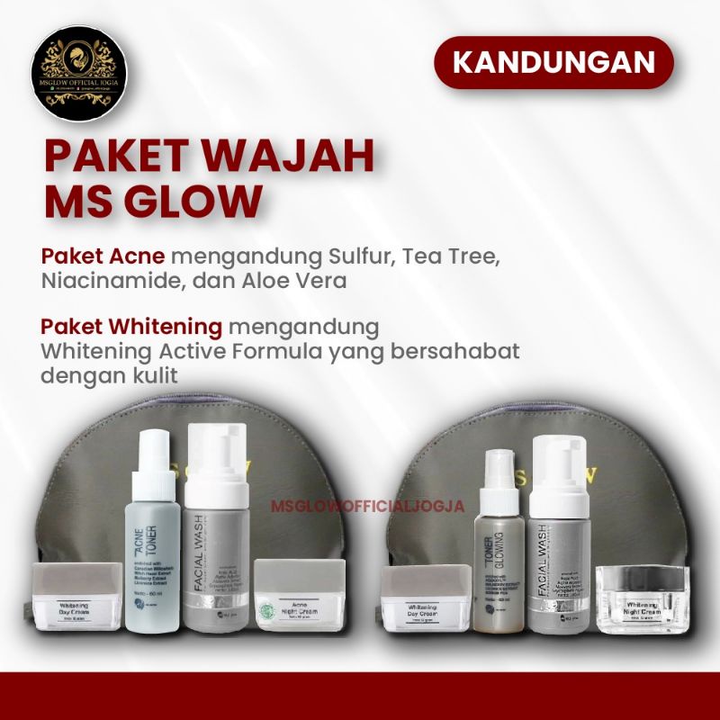 ms glow paket lengkap