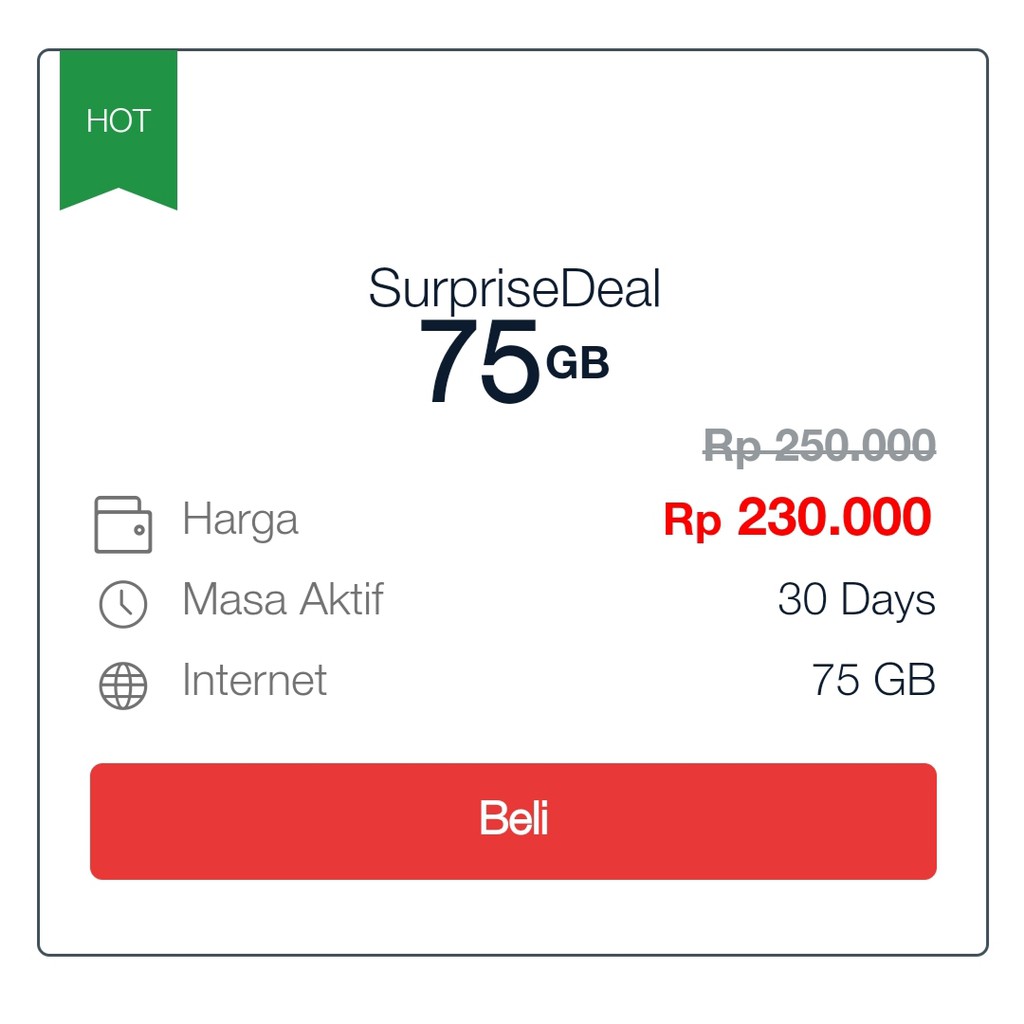 KUOTA TELKOMSEL SURPRISE DEAL