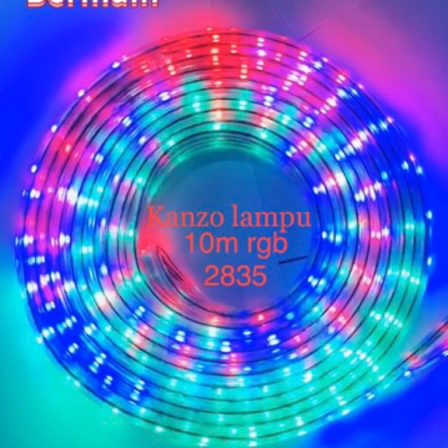 Lampu selang 7 meter rgb 3528 plus tombol control