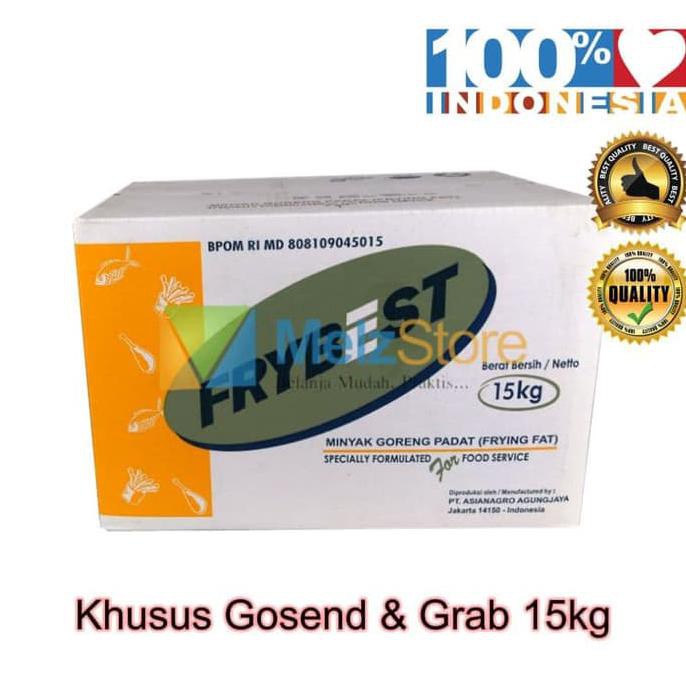 

Khusus GojekMinyak Goreng Padat/Beku Frybest (Order 2 Dus Ongkir 1).